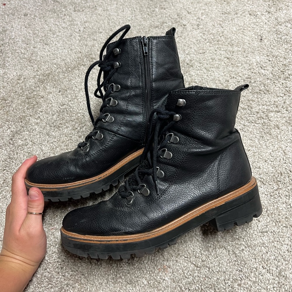 Black Combat Boots